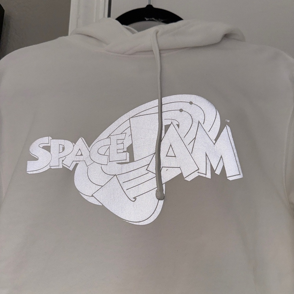 AE Tailgate Space Jam White Hoodie - Picture 3 of 11